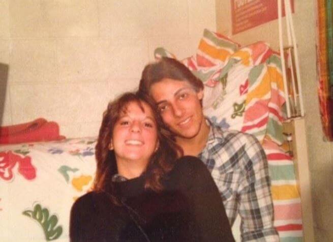 Denise Lombardo with her ex-husband, Jordan Belfort.